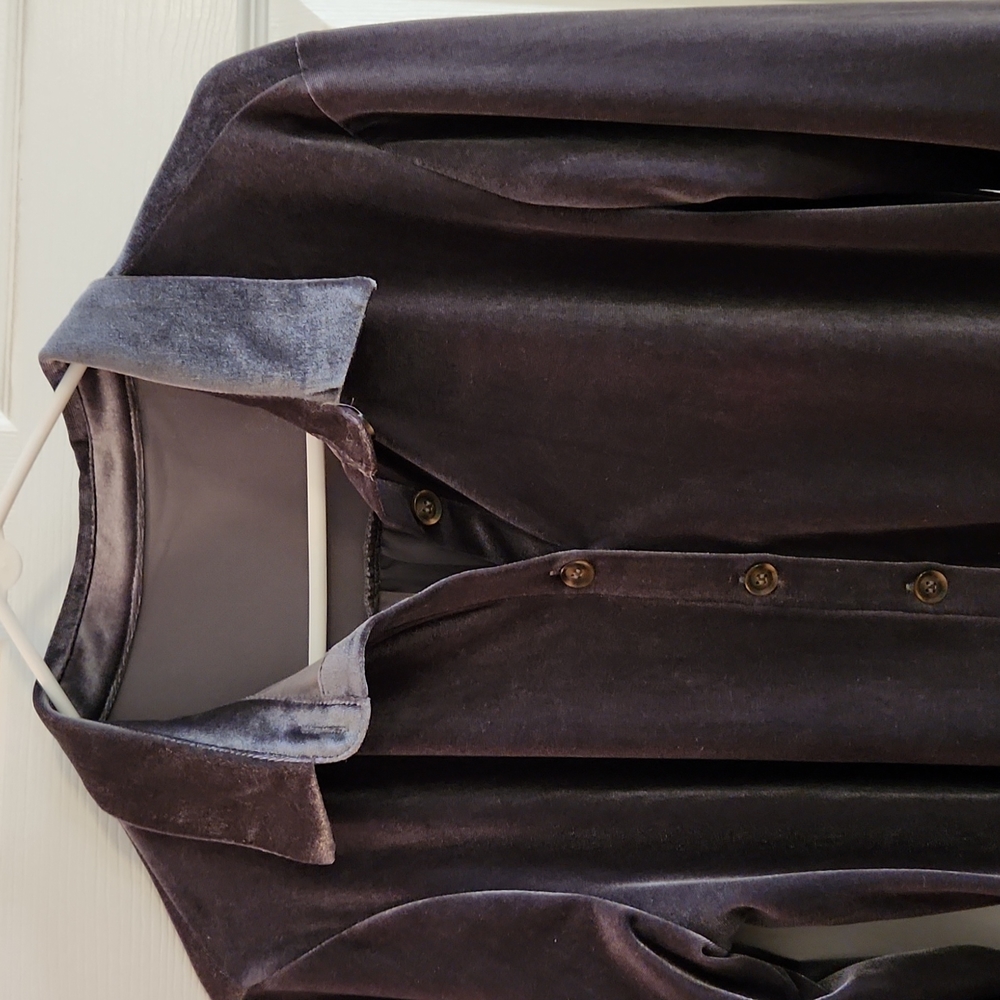 Gray, size L, Velour tunic